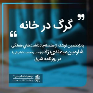 سلسله یادداشت های شارمین میمندی نژاد