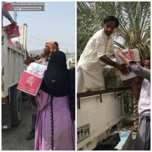 امدادرسانی در سیستان و بلوچستان 