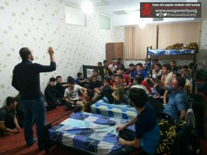 اماده شدن برای سومین لیگ دومیدانی