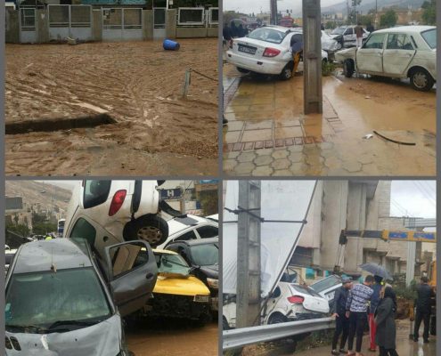 سیل شیراز بهار ۹۸