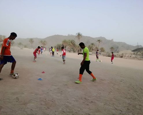 برگزاری لیگ فوتبال مناطق حاشیهای