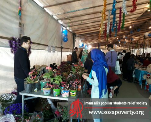 فروش گل در عرفه پاکدشت جشنواره بوی عیدی