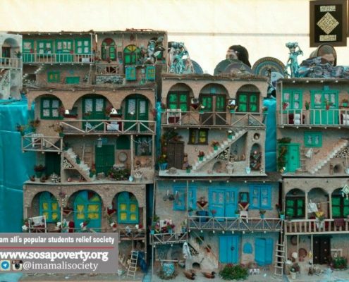 تابلو‌های روستایی خانه ایرانی پاکدشت در بوی عیدی