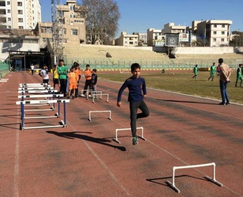 تمرین دومیدانی پسران خانه ایرانی پاکدشت