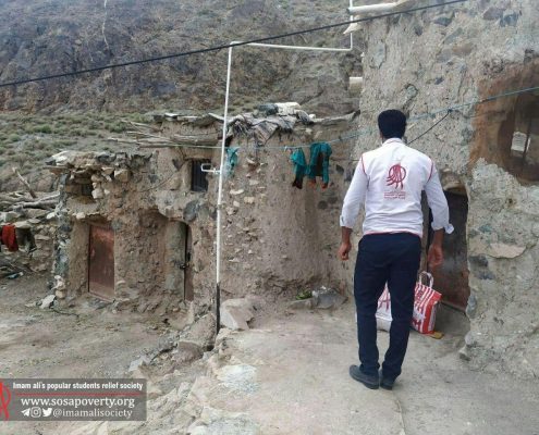 توزیع کیسه های کوچه گردان عاشق در بیرجند