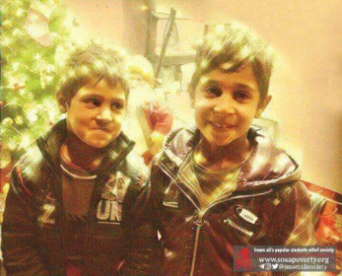 احد و صمد؛ در برادر که در آتش کارگاه تفکیک زباله سوختند و جان دادند.