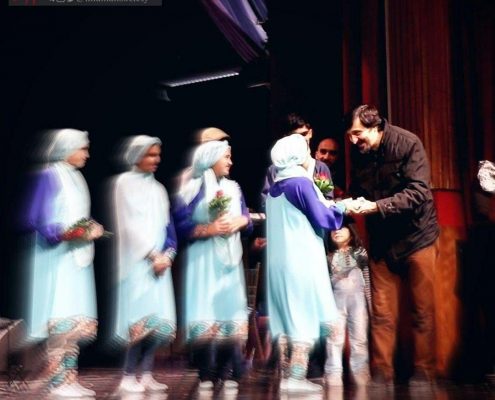 مراسم تقدیر از هنرمندان گروه آوای صلح جمعیت امام علی (ع)